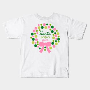 Santa Prefers Gum Kids T-Shirt